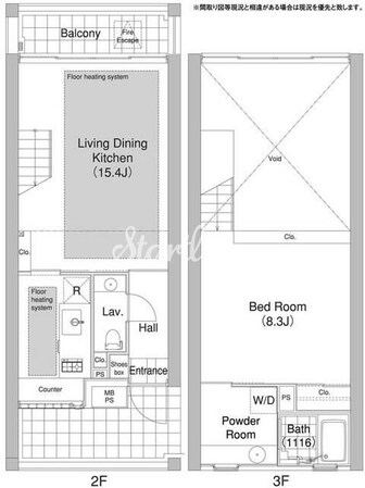 エルスタンザ代官山の物件間取画像